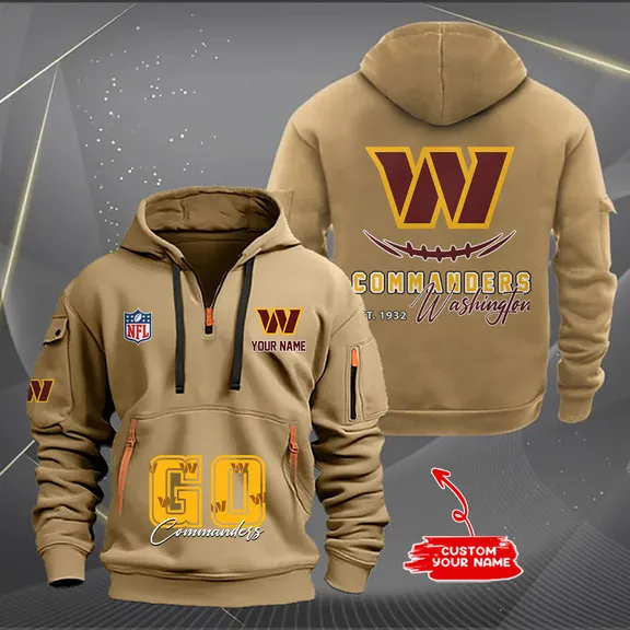 Washington Commanders Hoodie Back View