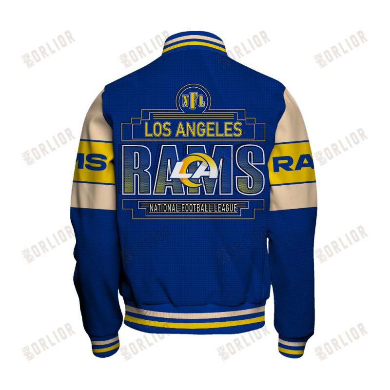 Los Angeles Rams Varsity Jacket Image 3