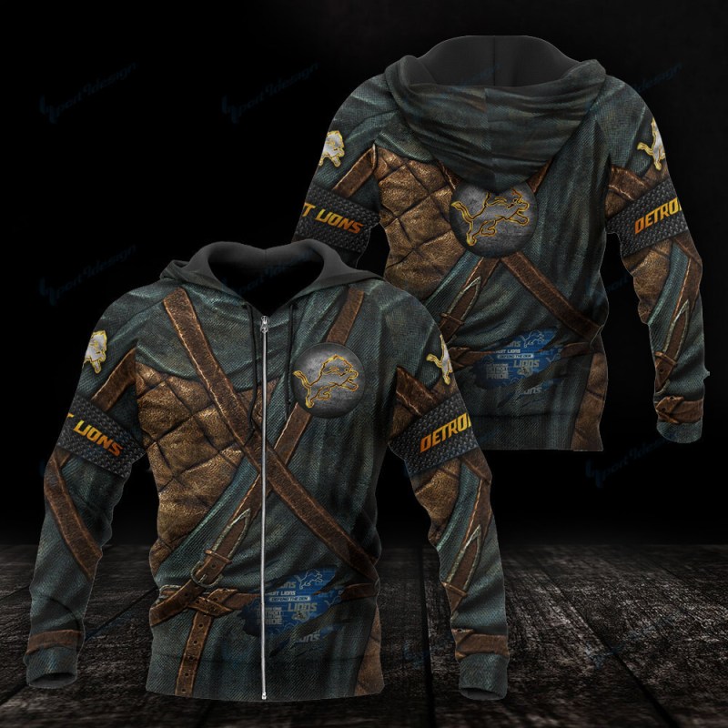Detroit Lions Hoodie Back View