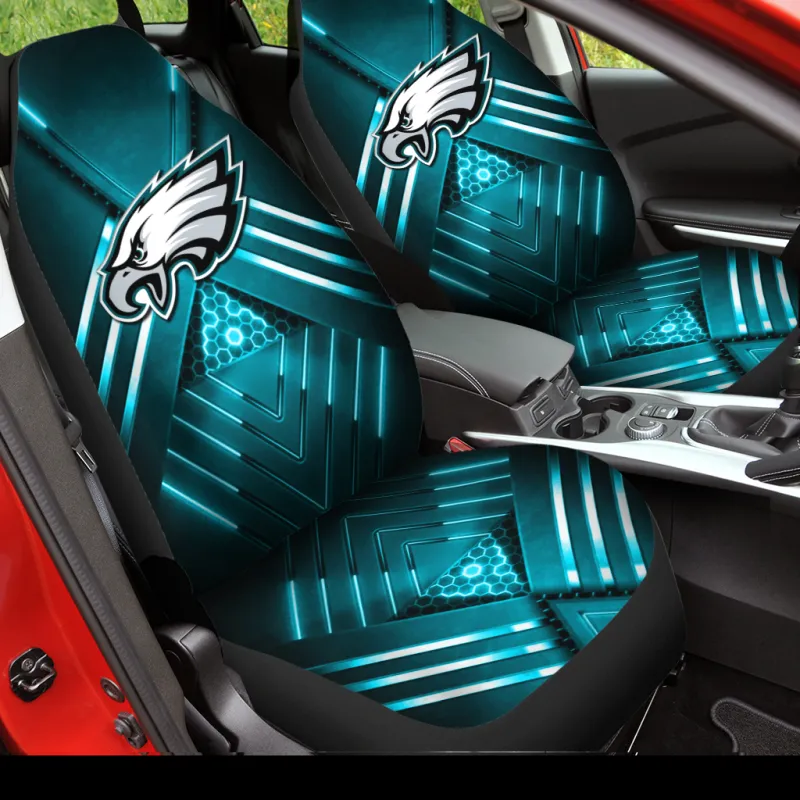 Philadelphia Eagles Car Seat Covers - Side View