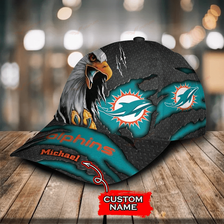 Miami Dolphins Classic Cap Side View