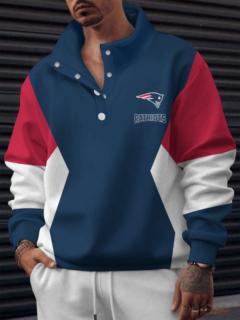 New England Patriots Casual Colorful Sweatshirt