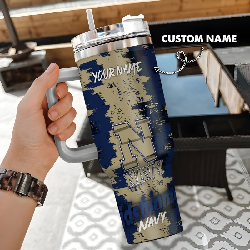 Navy Midshipmen Tumbler Image 1