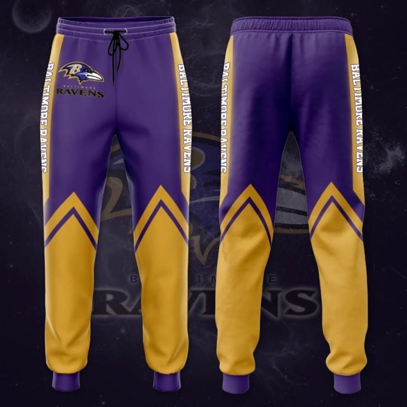 Baltimore Ravens 3D Printed Pocket Sweatpant