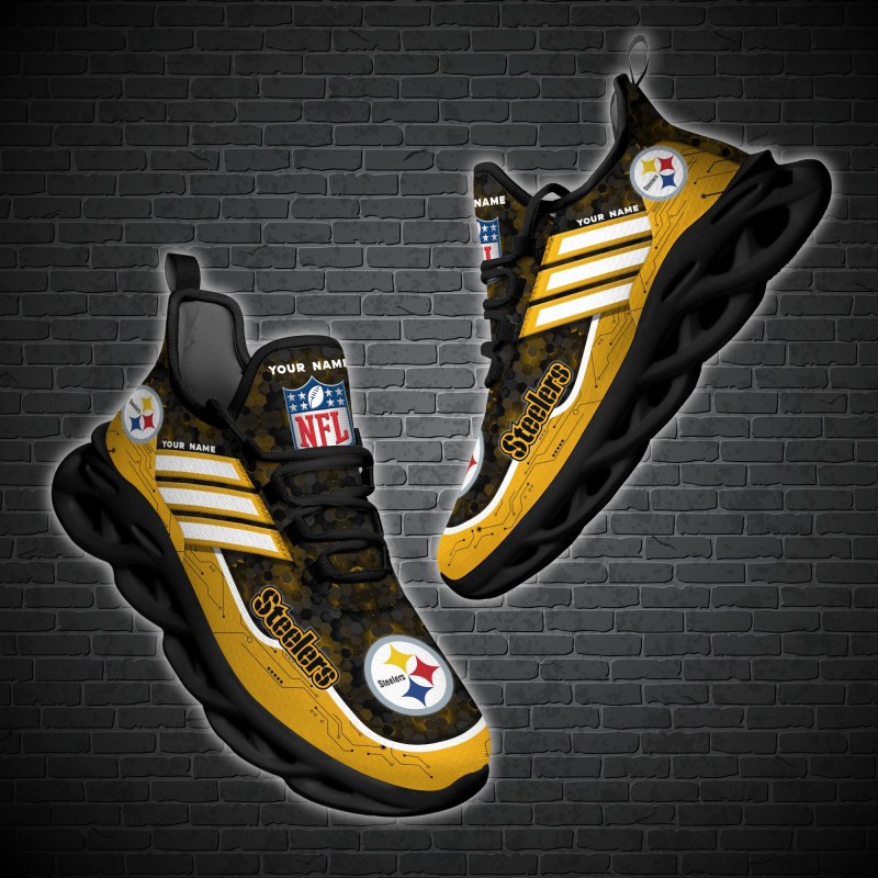 Pittsburgh Steelers Personalized Yeezy Running Sneakers