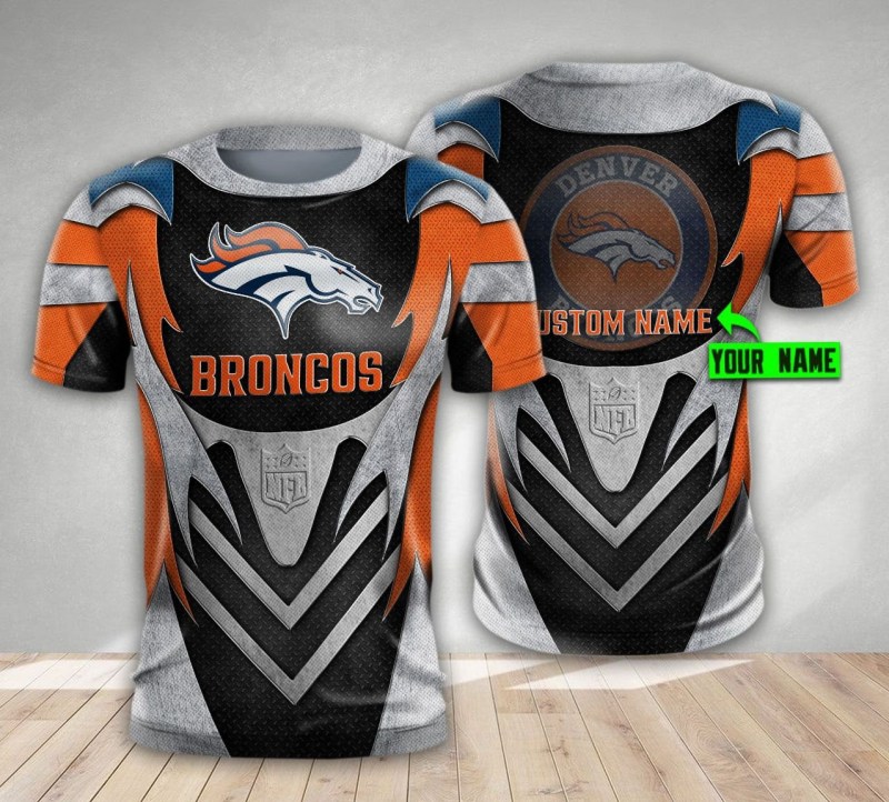 Denver Broncos Personalized Ugly Christmas Sweater 4