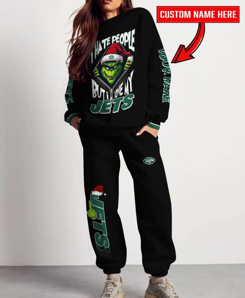 New York Jets Ugly Christmas Sweater Combo