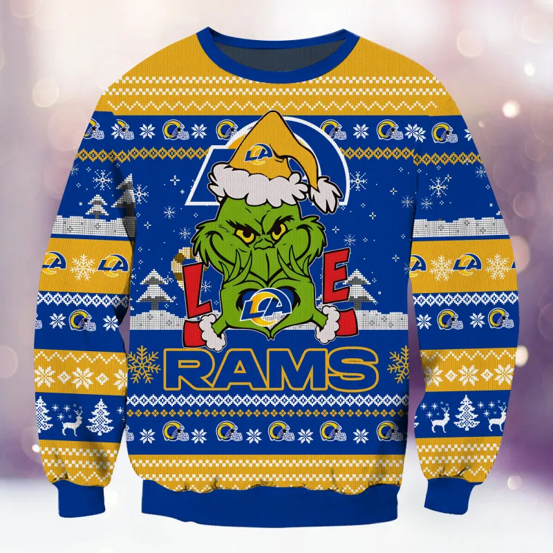 Los Angeles Rams Ugly Christmas Sweater 1