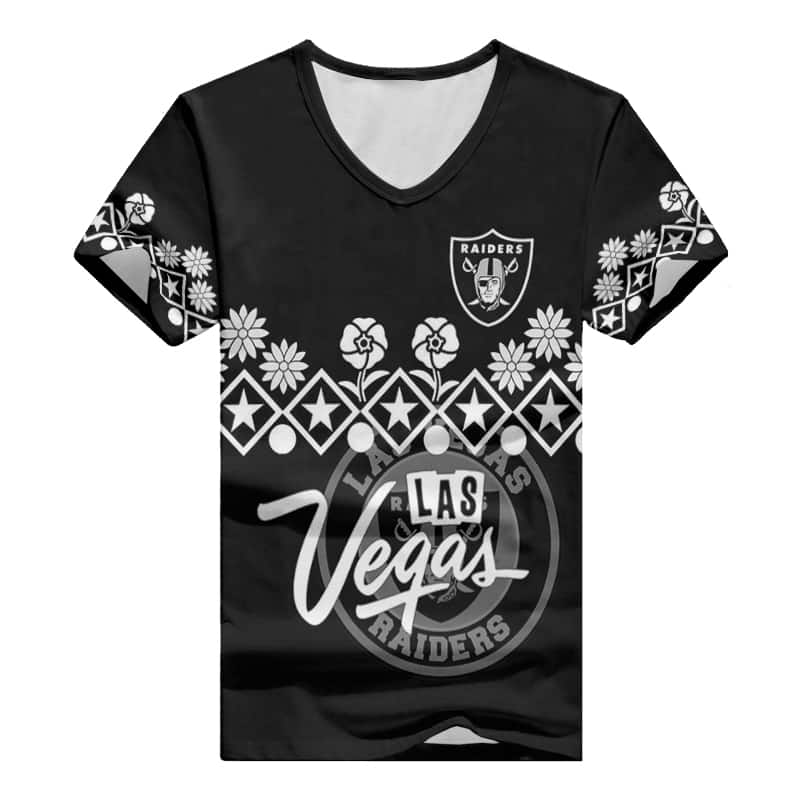 Las Vegas Raiders V-neck T-shirt