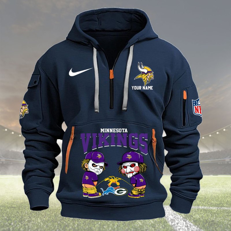 Navy Minnesota Vikings Hoodie