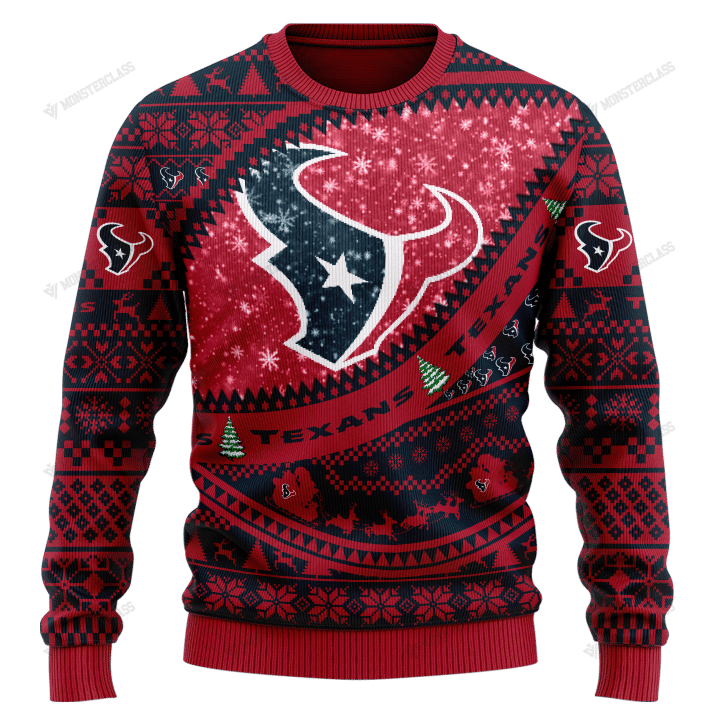 Houston Texans Woolen Sweater 99 - Back View