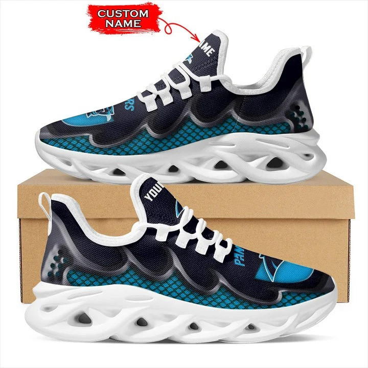 Carolina Panthers Yezy Running Sneakers