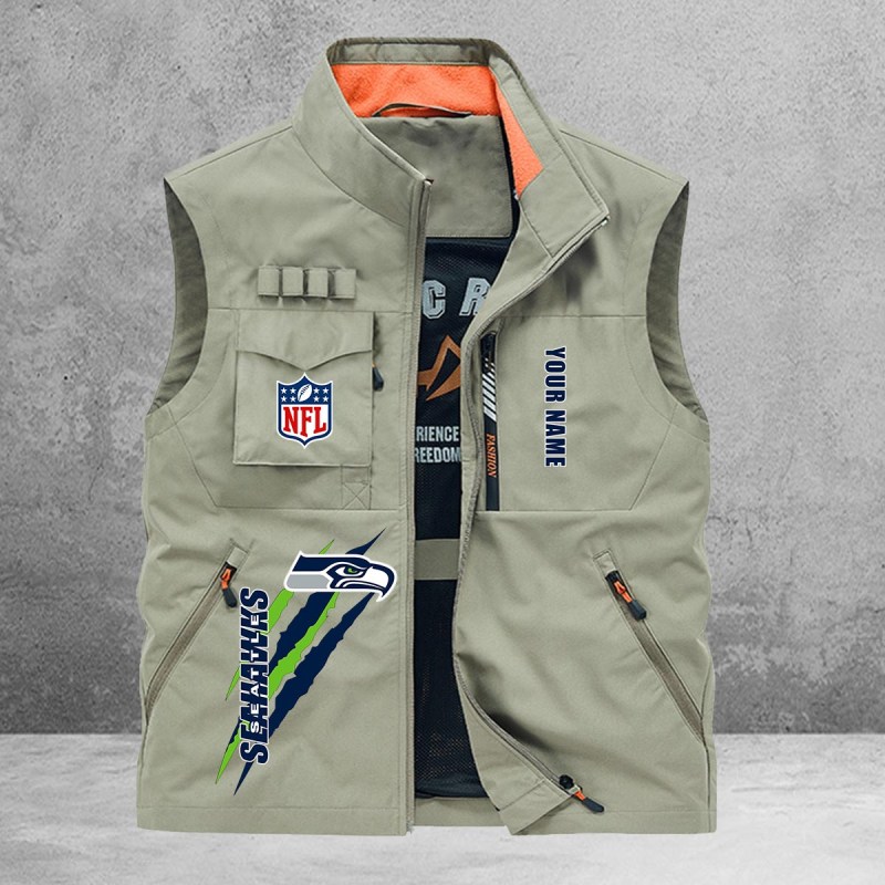 Seattle Seahawks Multi-Pockets Vest Image 5