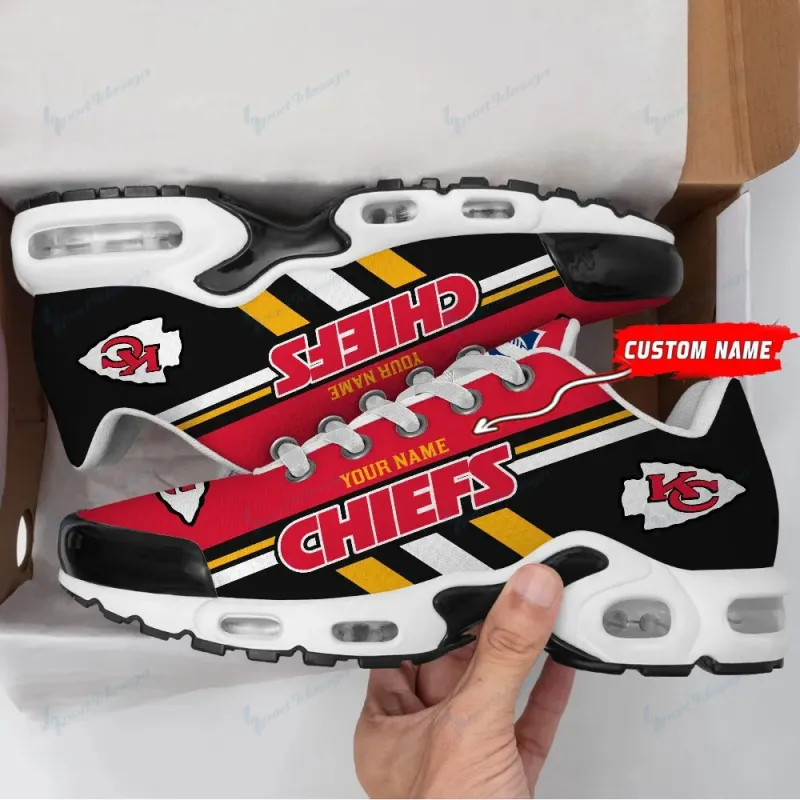 Kansas City Chiefs Youth Sneakers - Side View