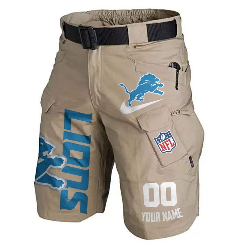 Detroit Lions Front Pockets Men's Shorts Image 3
