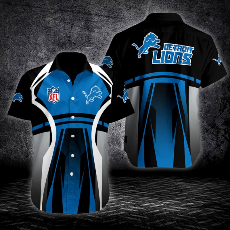 Detroit Lions Button Shirt Sizing Chart