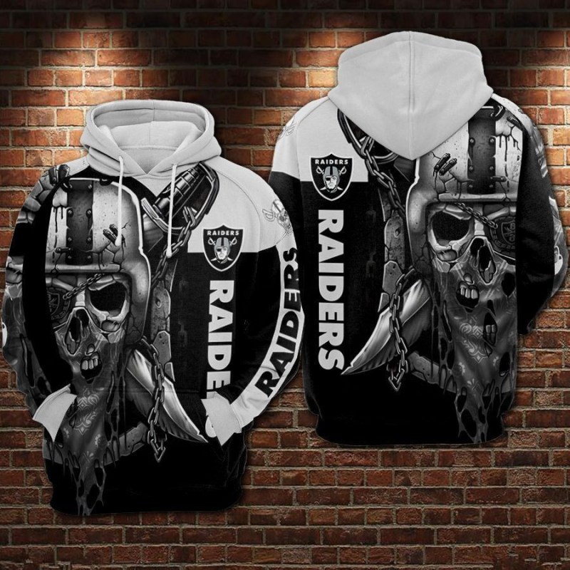 Las Vegas Raiders Skull Hoodie