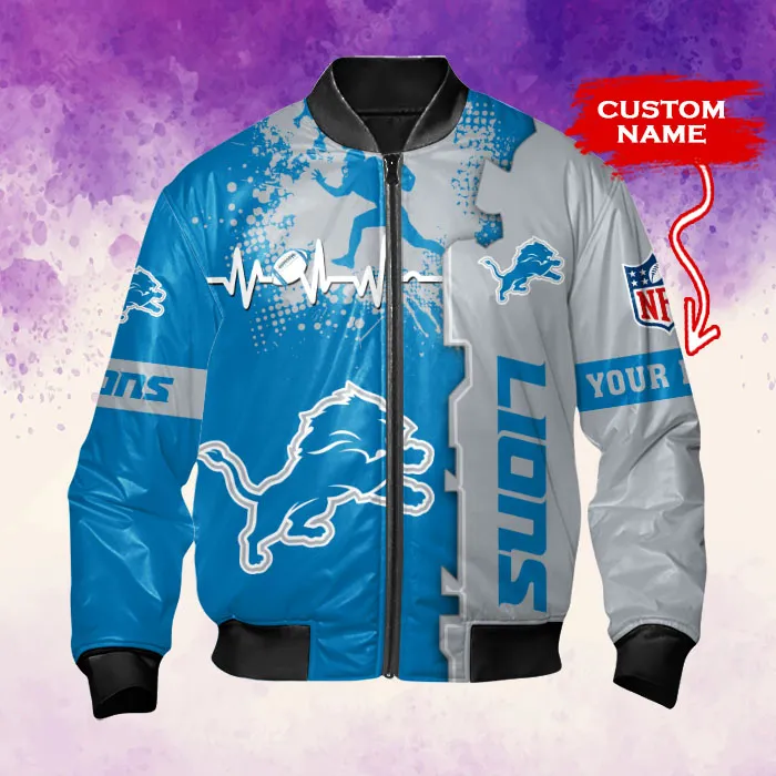 Detroit Lions Bomber Jacket - Details