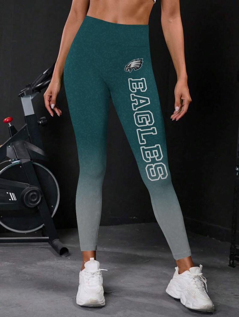 Comfortable High Waist Push Up Leggings for Game Day