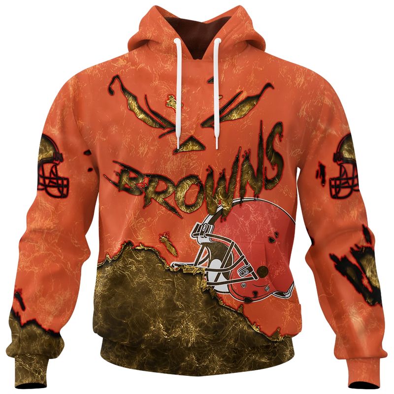 Cleveland Browns Combo Limited Edition Clothes Jack O’ Lantern Halloween Collection