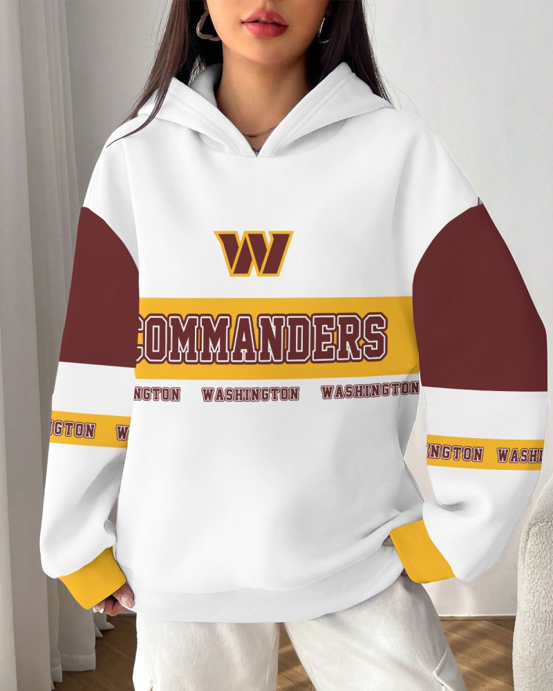 Washington Commanders Hoodie Back View