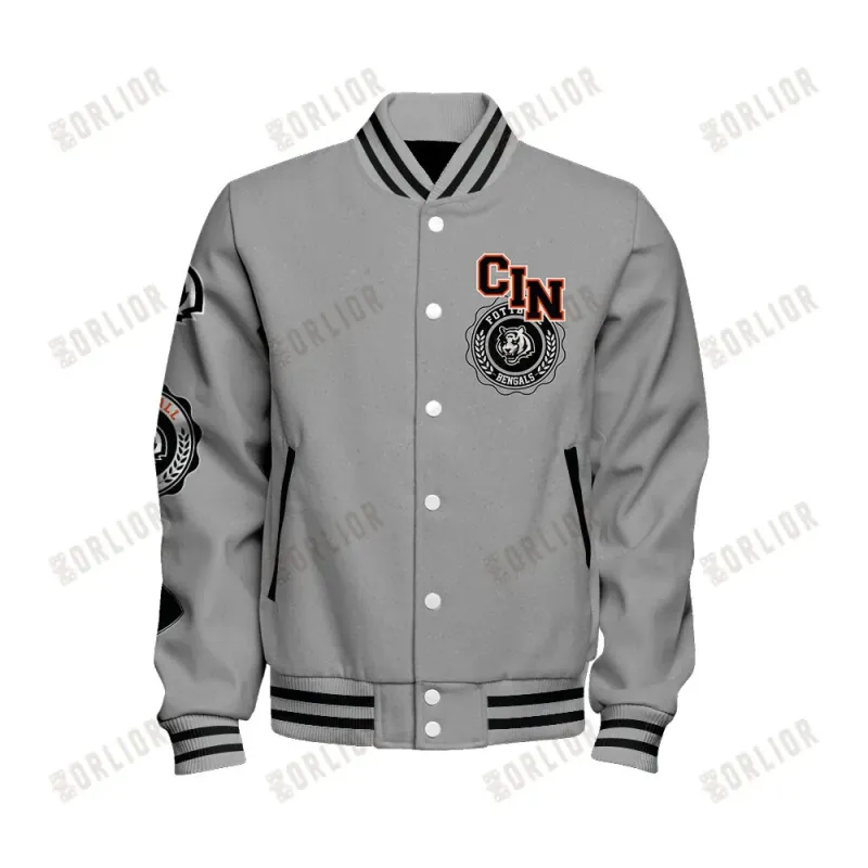 Cincinnati Bengals Varsity Jacket Image 2
