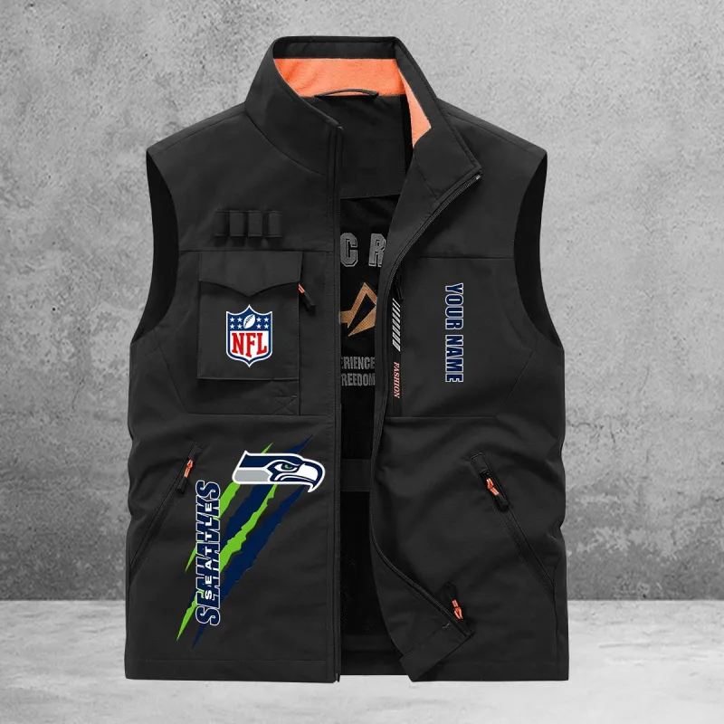 Seattle Seahawks Multi-Pockets Vest Image 1