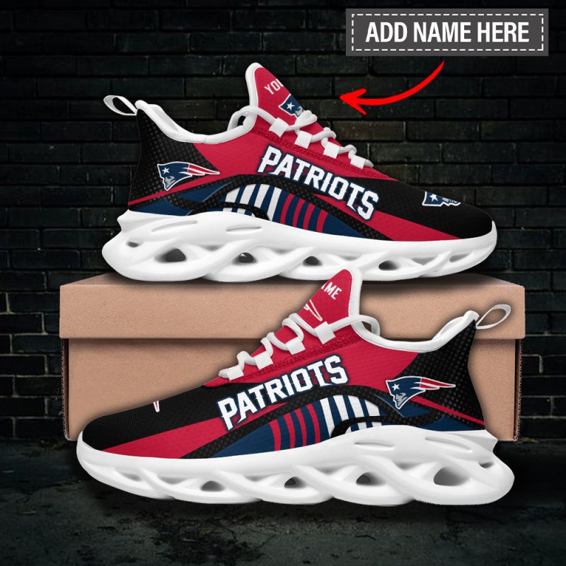 New England Patriots Sneakers Side View