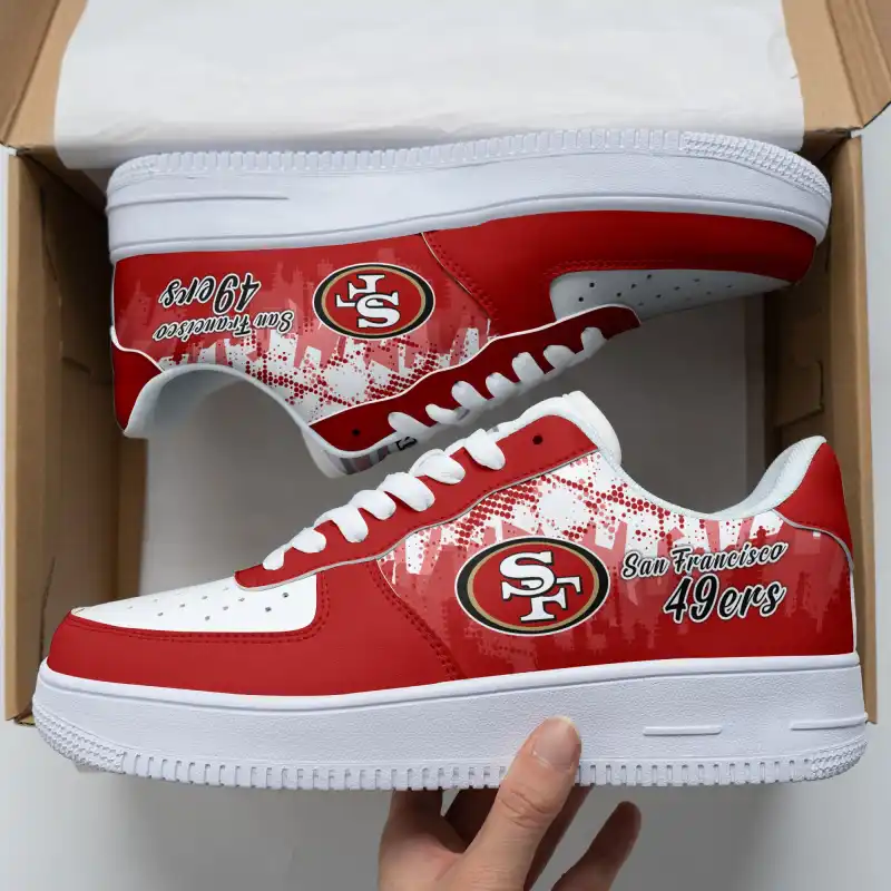 San Francisco 49ers Personalized AF1 Shoes