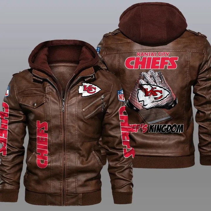 Kansas City Chiefs Leather Jacket Back View