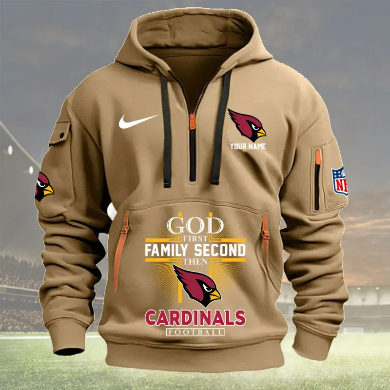 Khaki Arizona Cardinals Hoodie