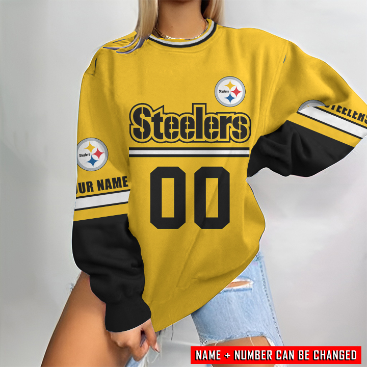Pittsburgh Steelers Personalized Round Neck Sweatshirt