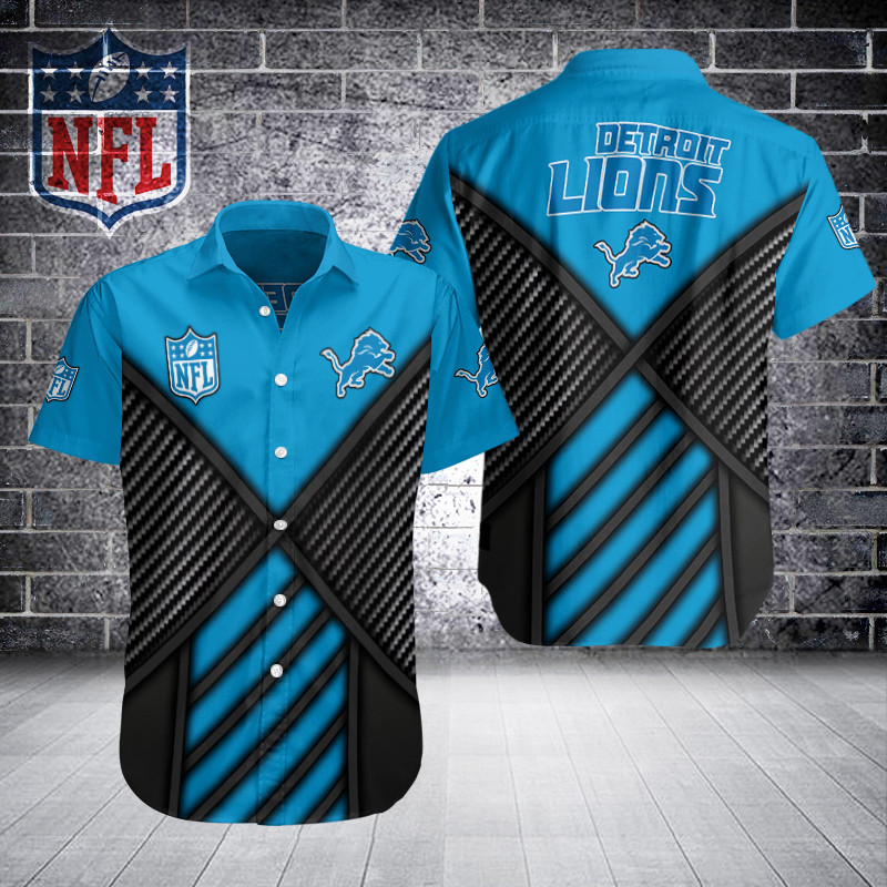 Detroit Lions Button Shirt Size Chart