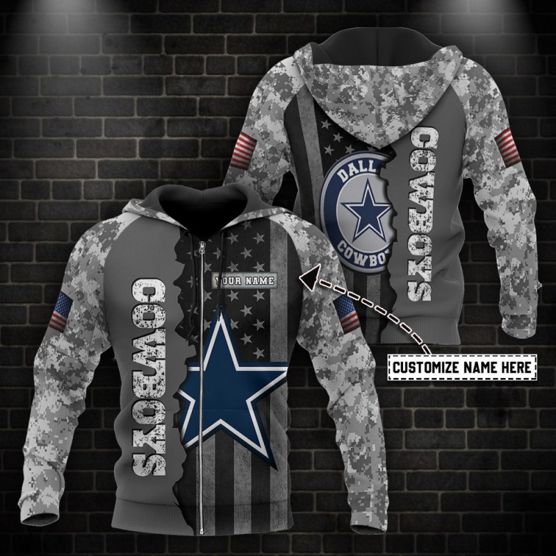 Dallas Cowboys Personalized Hoodie Interior