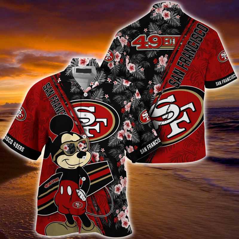 San Francisco 49ers Summer Hawaiian Shirt