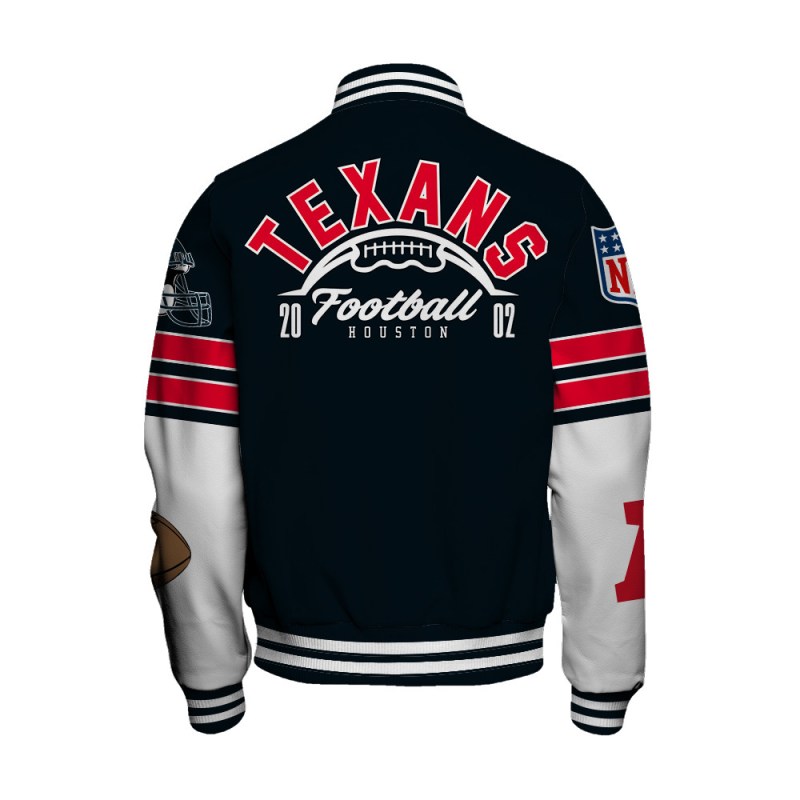 Houston Texans Varsity Jacket Details