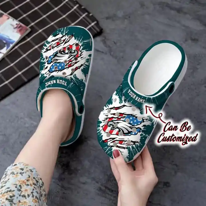 Philadelphia Eagles Personalized Limited Clog