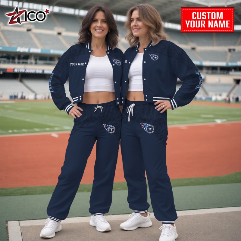 Tennessee Titans Varsity Jacket and Sweatpants - Image 1