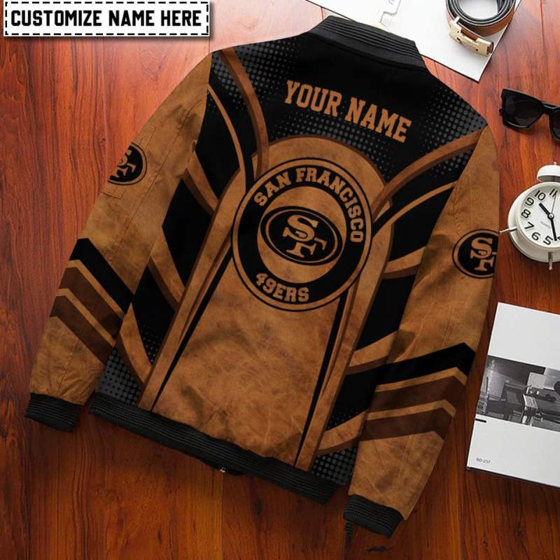 San Francisco 49ers Bomber Jacket Detail