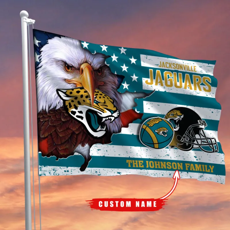 Jacksonville Jaguars Custom Flag
