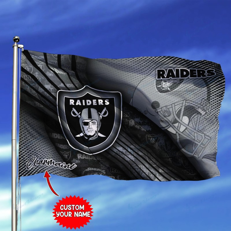 Las Vegas Raiders Personalized Flag