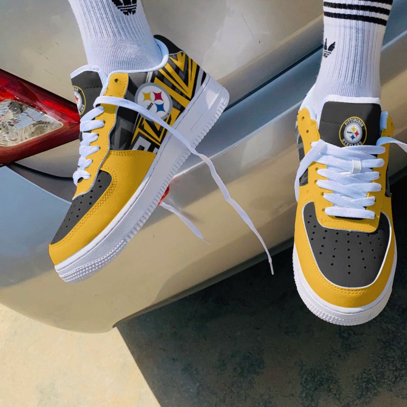 Pittsburgh Steelers AF1 Shoes - View 3