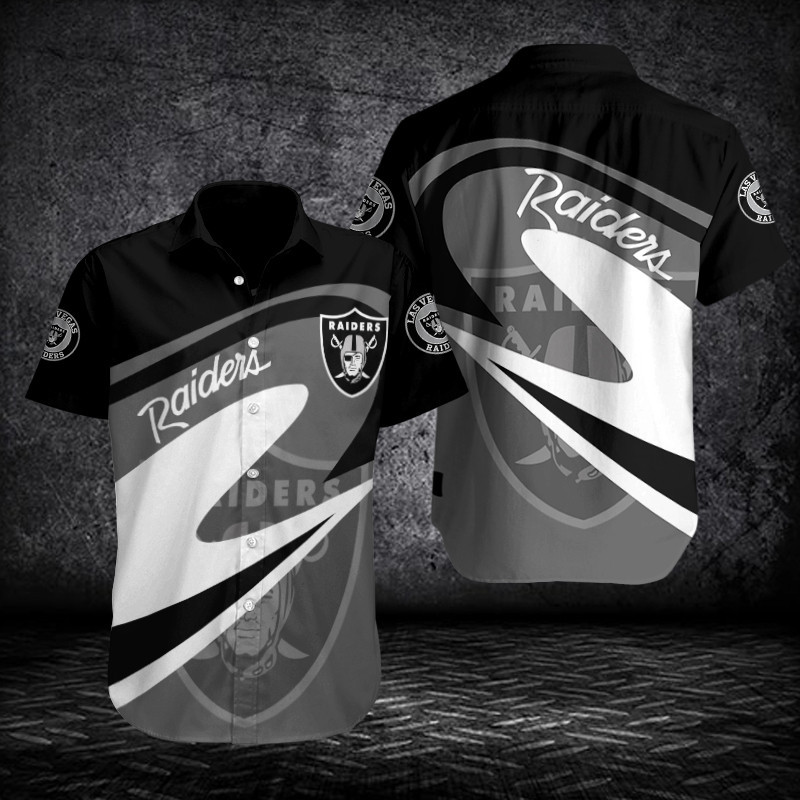 Sizing Chart for Las Vegas Raiders Button Shirt