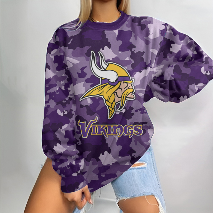 Minnesota Vikings Round Neck Sweatshirt