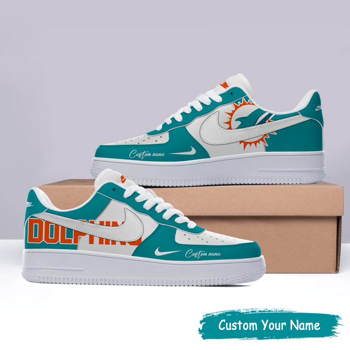 Miami Dolphins Custom Name Shoes