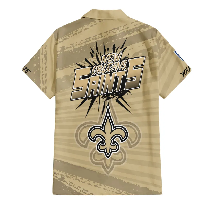 New Orleans Saints Comb Shirt Close-up