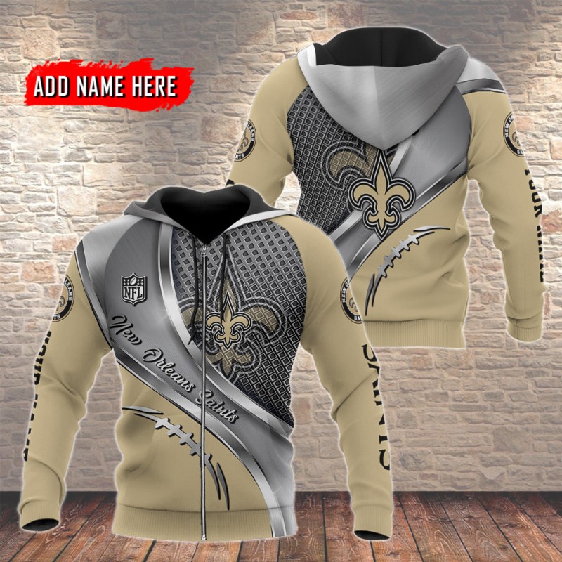 New Orleans Saints Personalized Hoodie Image 1