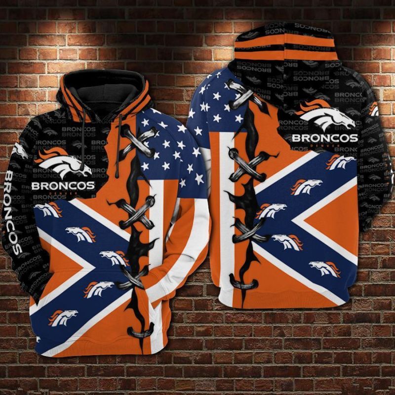 Denver Broncos HB Style Hoodie Image 1