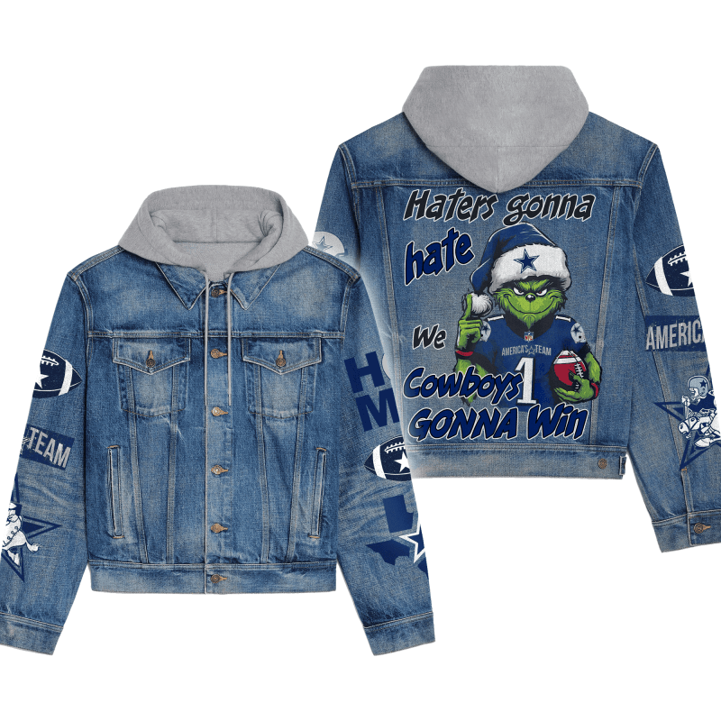 Dallas Cowboys Premium Hooded Denim Jacket