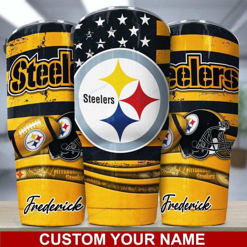 Pittsburgh Steelers Personalized Tumbler